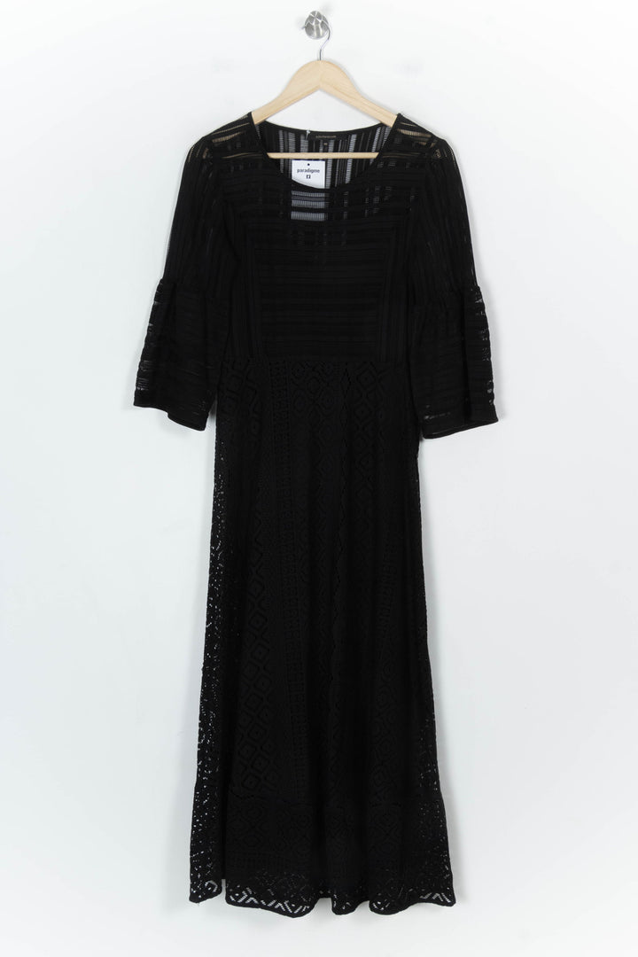 Robe Noire - Taille L/40 de la marque La Fée Maraboutée | PARAD123625 - Vendu par Paradigme - Image 2