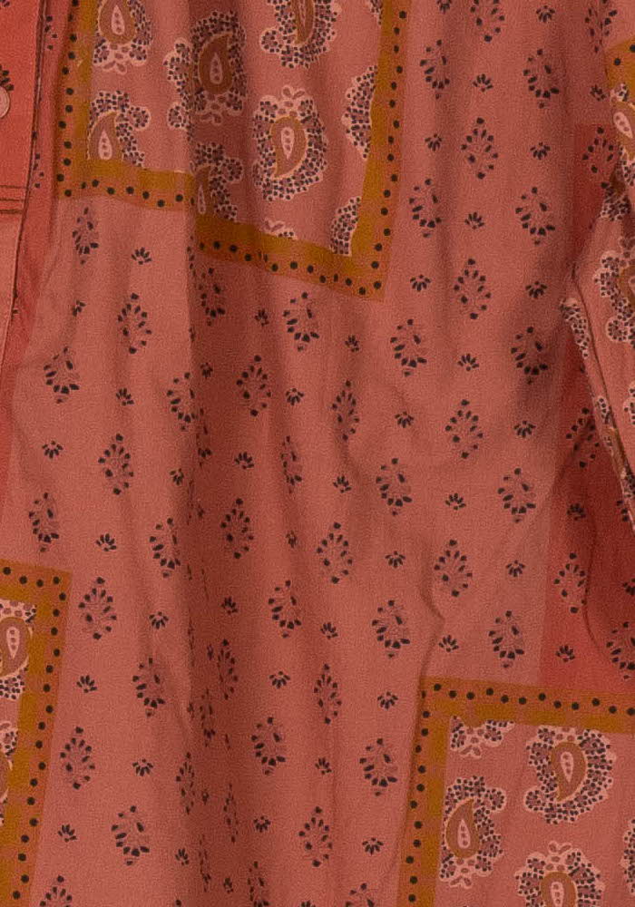 Blouse Rouge et Ocre - Taille M/38 de la marque Sessùn | PARAD123630 - Vendu par Paradigme - Image 3