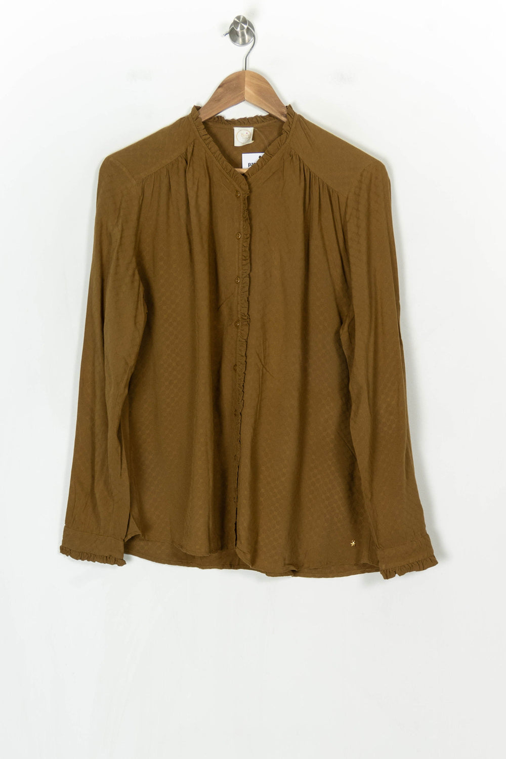 Blouse Marron - Taille L/40 de la marque Des petits hauts | PARAD123632 - Vendu par Paradigme - Image 2