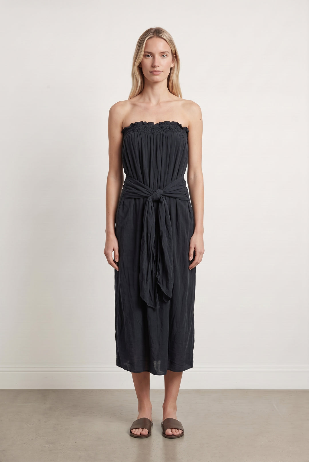 Robe Midi Noire - Taille S/36 de la marque Vanessa Bruno | PARAD123634 - Vendu par Paradigme - Image 1