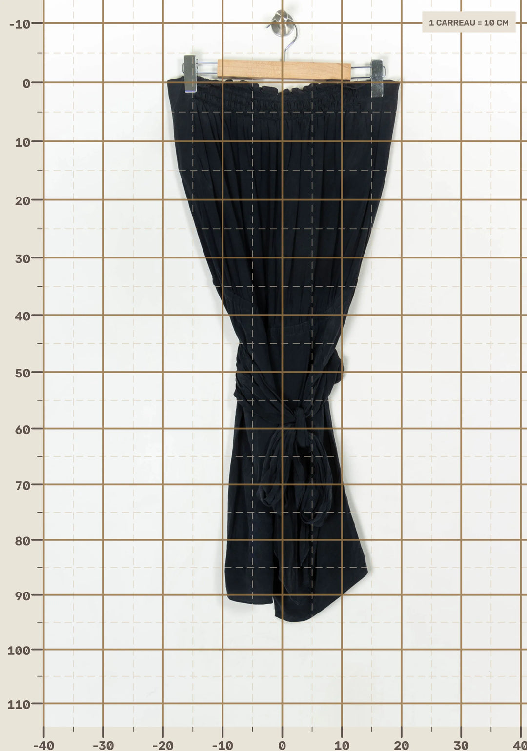 Robe Midi Noire - Taille S/36 de la marque Vanessa Bruno | PARAD123634 - Vendu par Paradigme - Image 4