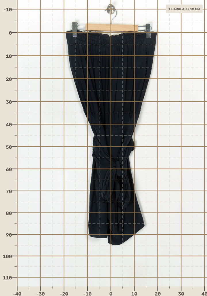 Robe Midi Noire - Taille S/36 de la marque Vanessa Bruno | PARAD123634 - Vendu par Paradigme - Image 4
