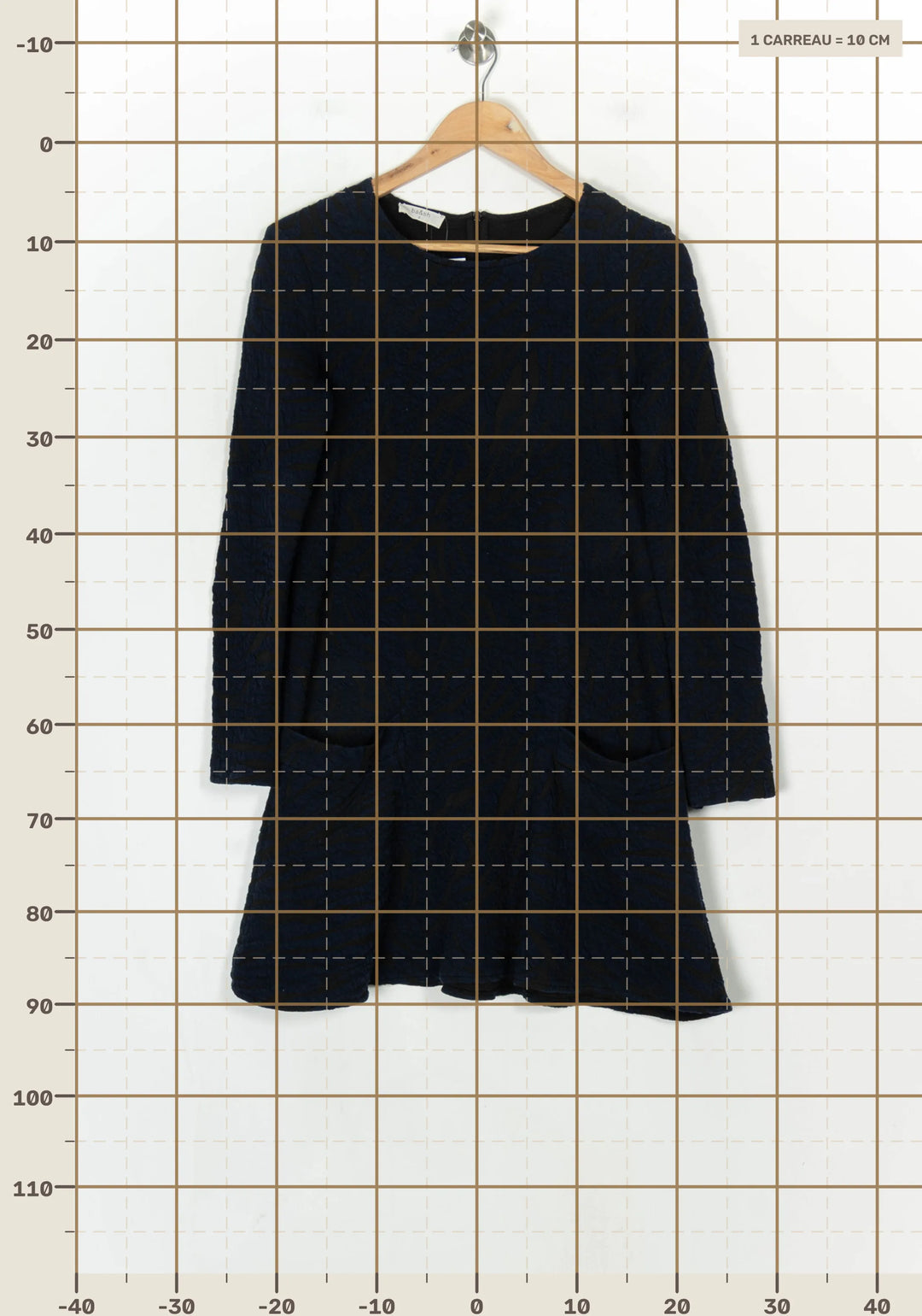 Robe Courte Bleue - Taille M/38 de la marque ba&amp;sh | PARAD123635 - Vendu par Paradigme - Image 4