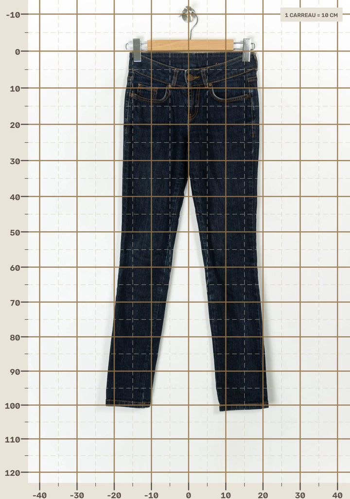 Jean Bleu Foncé - Taille S/36 de la marque Ekyog | PARAD123642 - Vendu par Paradigme - Image 4