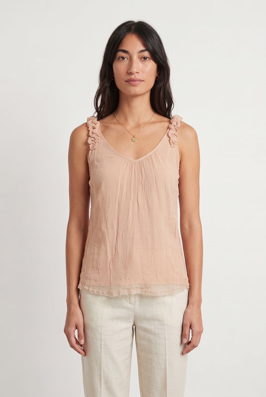 Blouse Sans Manches Rose pâle - Taille S/36 de la marque Ekyog | PARAD123643 - Vendu par Paradigme - Image 1