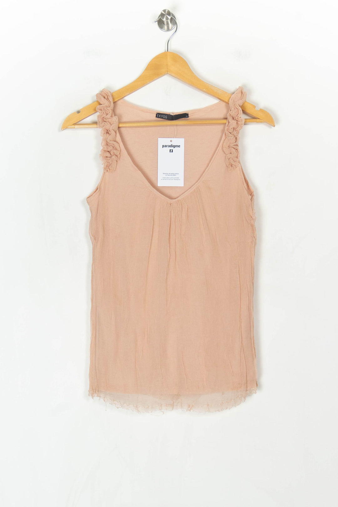 Blouse Sans Manches Rose pâle - Taille S/36 de la marque Ekyog | PARAD123643 - Vendu par Paradigme - Image 2