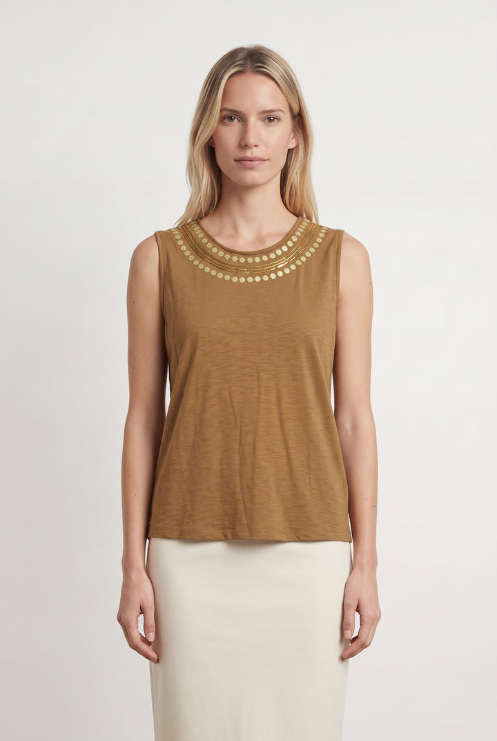 Débardeur Beige - Taille S/36 de la marque Wild | PARAD123645 - Vendu par Paradigme - Image 1