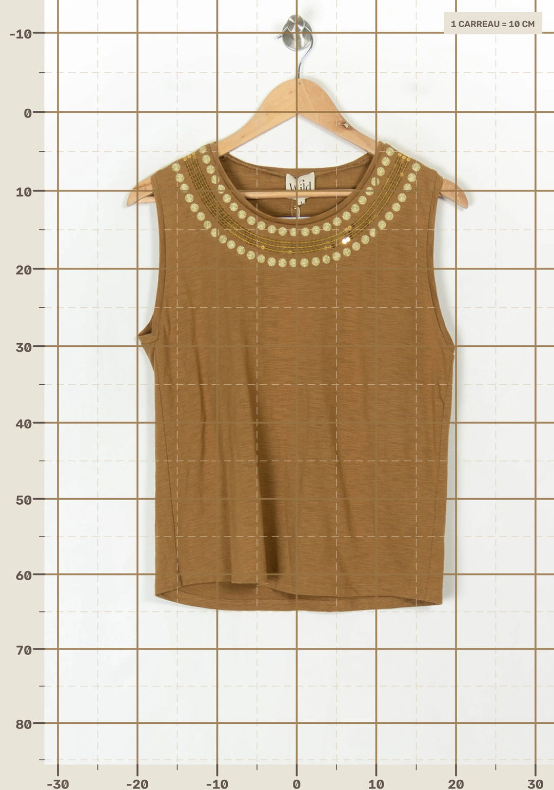 Débardeur Beige - Taille S/36 de la marque Wild | PARAD123645 - Vendu par Paradigme - Image 4