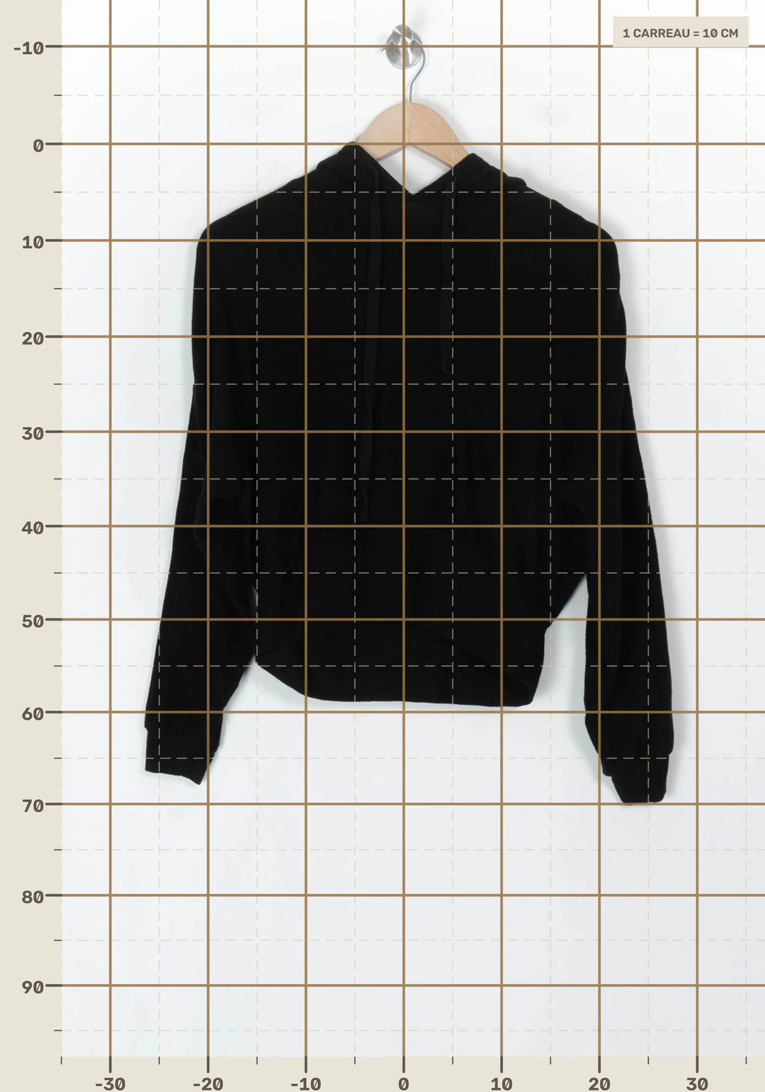 Pull à capuche noir - Taille S/36 de la marque The Kooples - Sport | PARAD123647 - Vendu par Paradigme - Image 4
