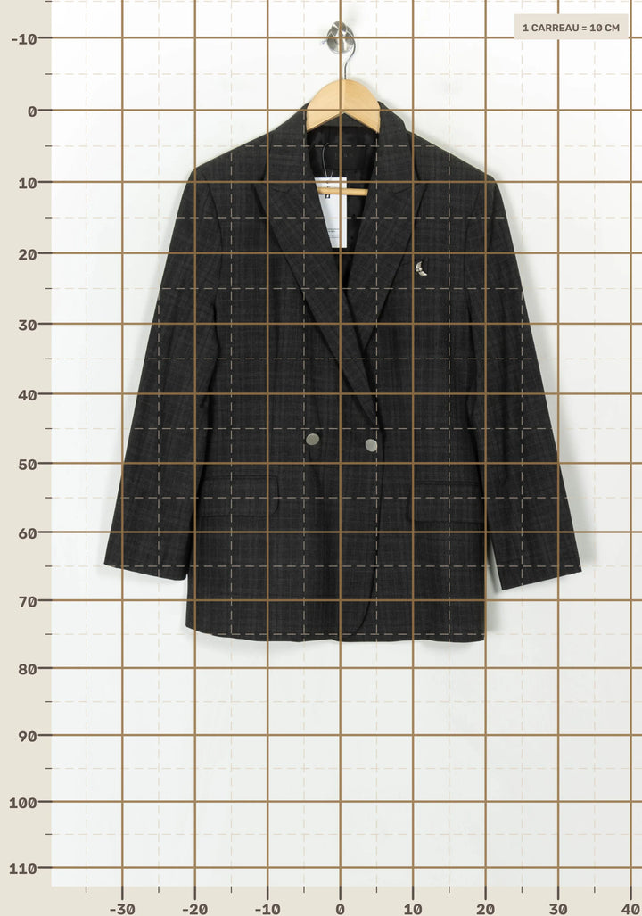 Blazer Gris Foncé - Taille XL/42 de la marque IKKS | PARAD123652 - Vendu par Paradigme - Image 4