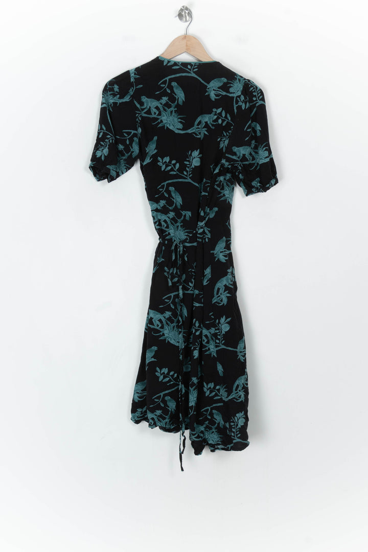 Robe Noire et Turquoise - Taille L/40 de la marque La Fée Maraboutée | PARAD123654 - Vendu par Paradigme - Image 5