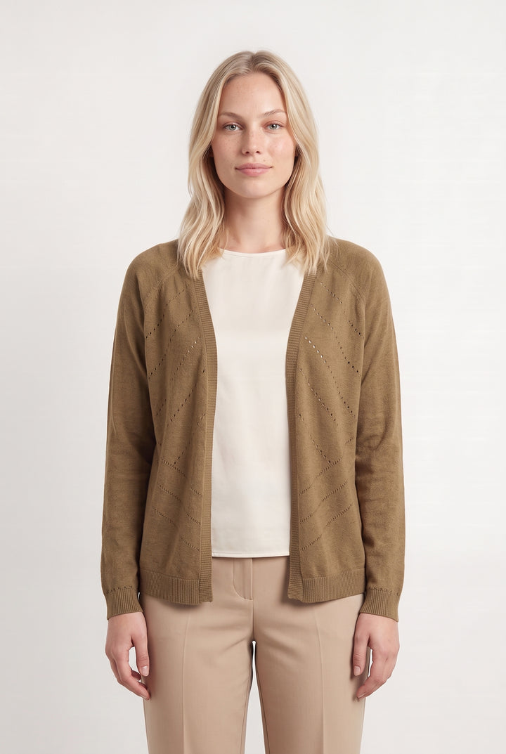 Cardigan Beige - Taille L/40 de la marque IKKS | PARAD123658 - Vendu par Paradigme - Image 1