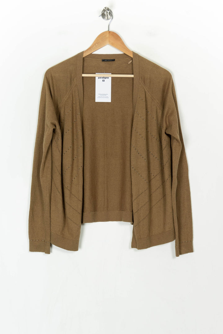 Cardigan Beige - Taille L/40 de la marque IKKS | PARAD123658 - Vendu par Paradigme - Image 2