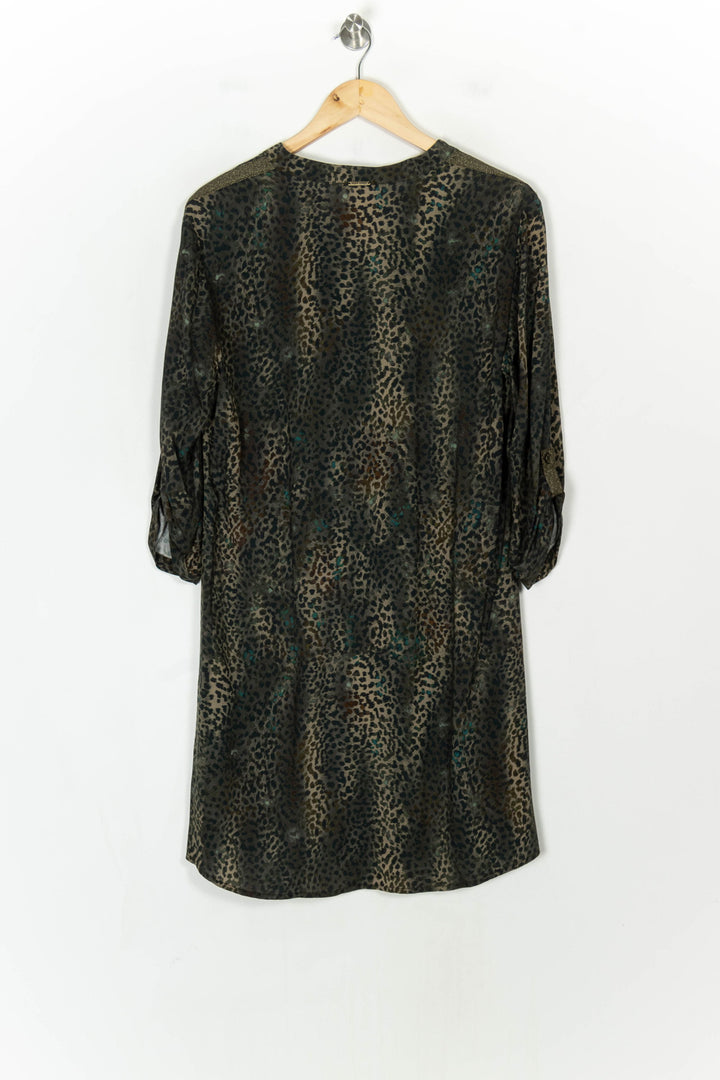 Robe Midi Kaki et Noire - Taille L/40 de la marque One Step | PARAD123664 - Vendu par Paradigme - Image 5