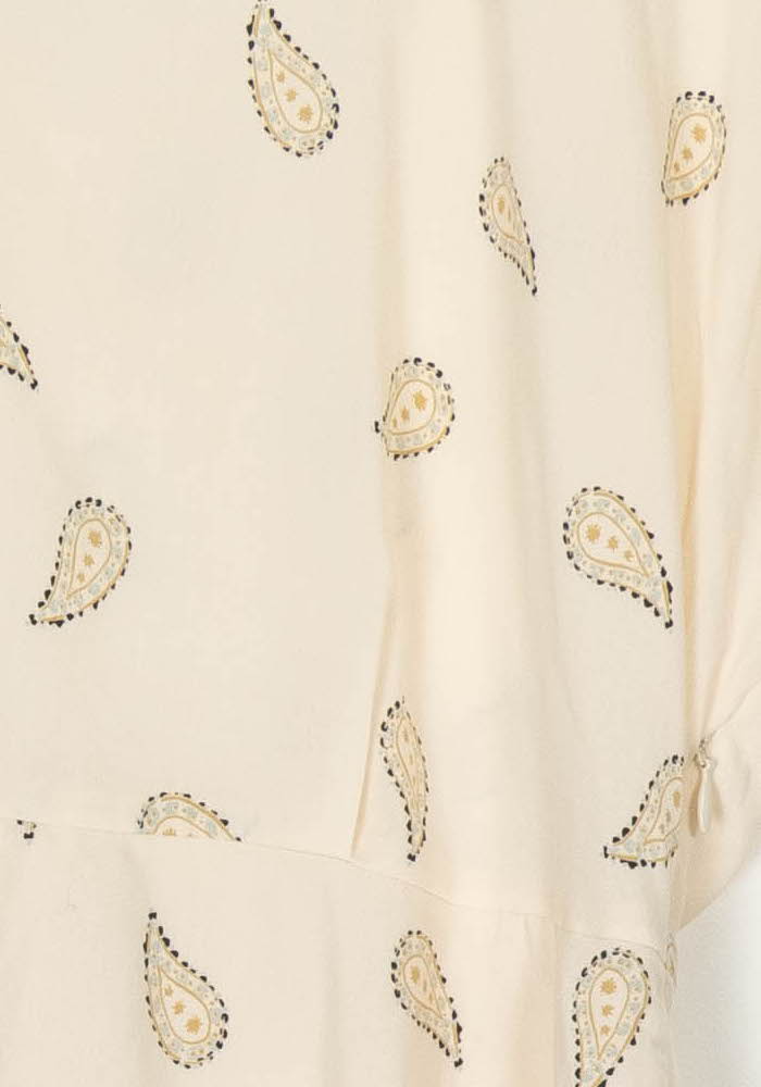 Robe Courte Beige - Taille L/40 de la marque Comptoir des Cotonniers | PARAD123666 - Vendu par Paradigme - Image 3