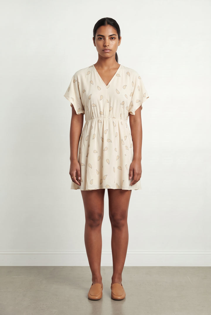 Robe Courte Beige - Taille L/40 de la marque Comptoir des Cotonniers | PARAD123666 - Vendu par Paradigme - Image 1
