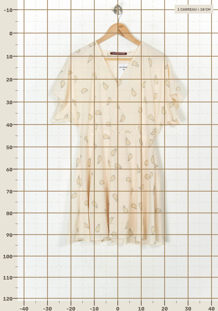 Robe Courte Beige - Taille L/40 de la marque Comptoir des Cotonniers | PARAD123666 - Vendu par Paradigme - Image 4