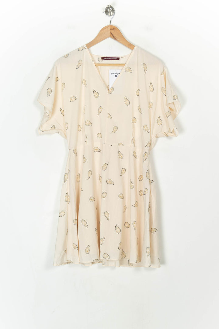 Robe Courte Beige - Taille L/40 de la marque Comptoir des Cotonniers | PARAD123666 - Vendu par Paradigme - Image 2