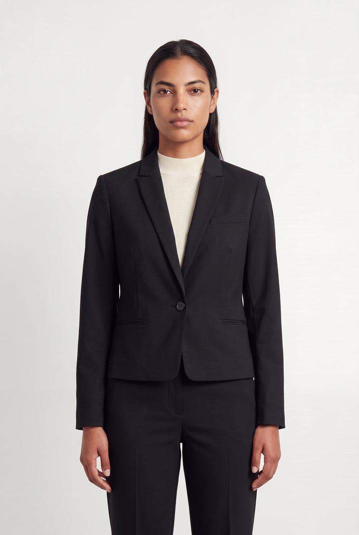 Veste De Tailleur Noire - Taille L/40 de la marque Comptoir des Cotonniers | PARAD123669 - Vendu par Paradigme - Image 1