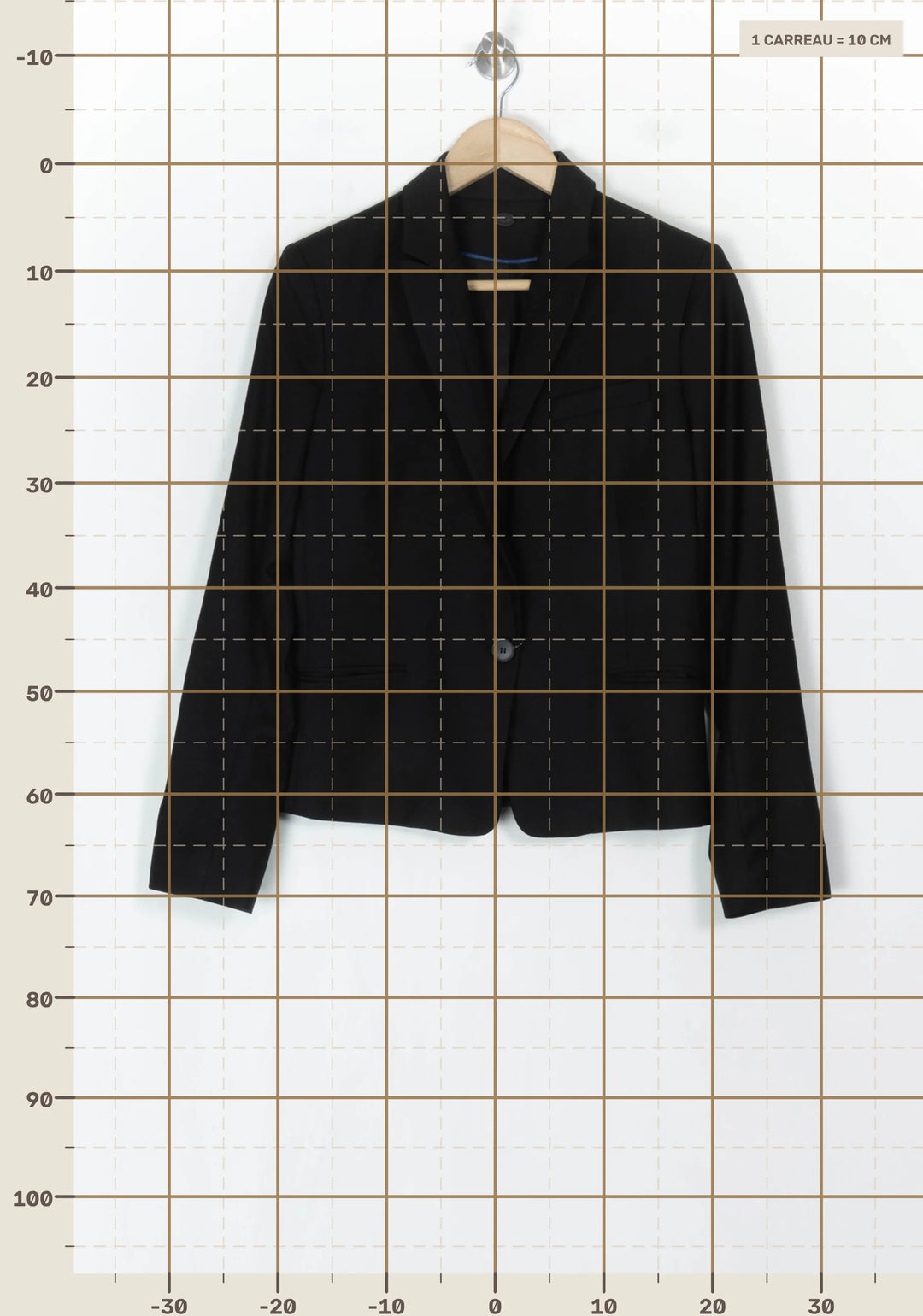 Veste De Tailleur Noire - Taille L/40 de la marque Comptoir des Cotonniers | PARAD123669 - Vendu par Paradigme - Image 4