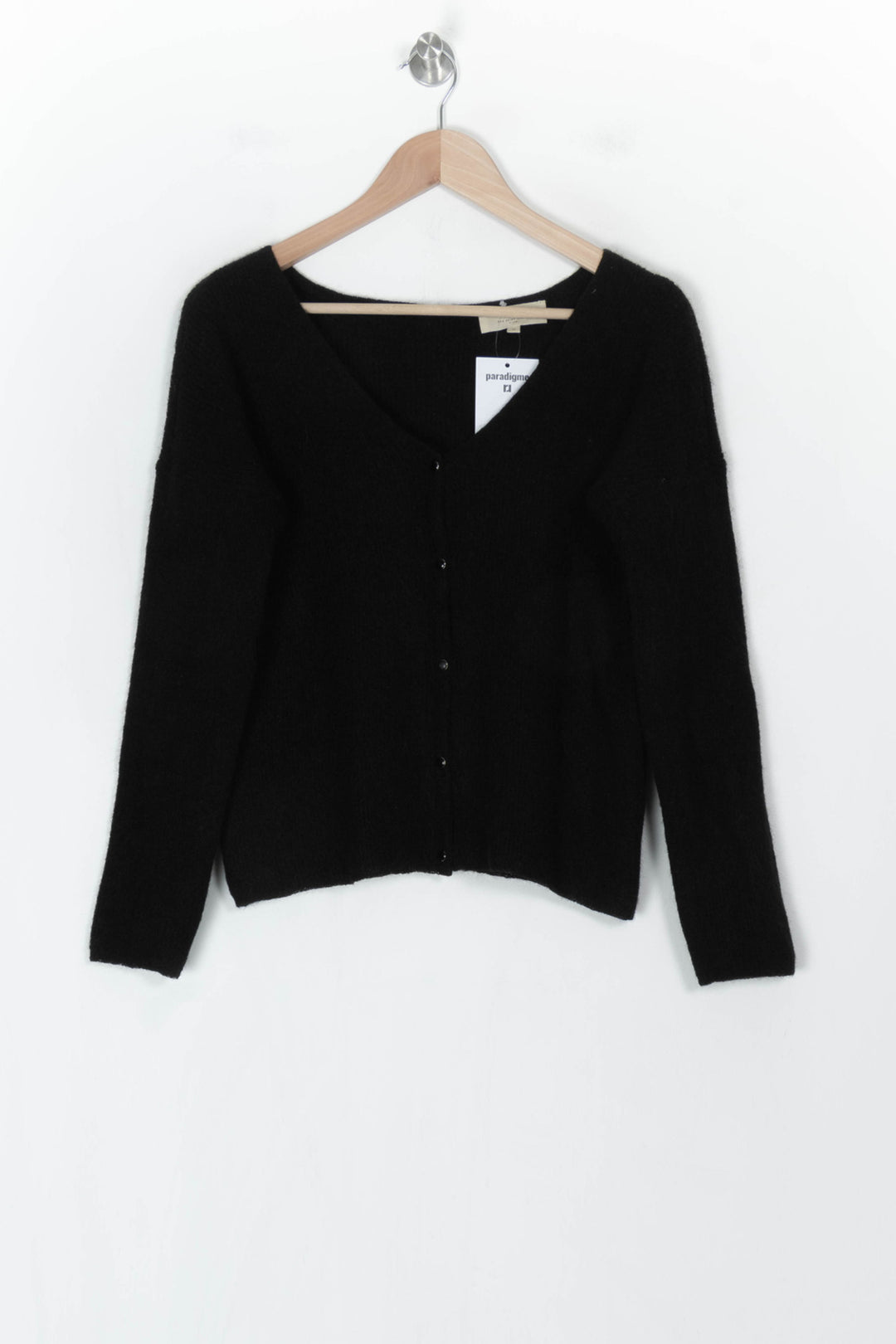 Cardigan Noir - Taille M/38 de la marque Sézane | PARAD123670 - Vendu par Paradigme - Image 2