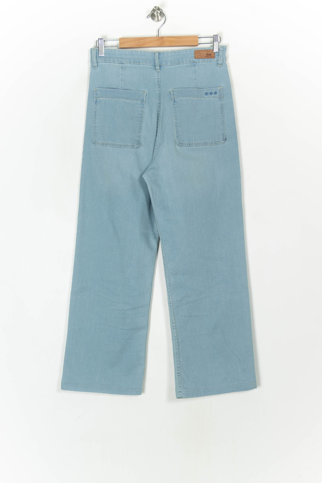 Jean Évasé Bleu Clair - Taille L/40 de la marque Sud express | PARAD123671 - Vendu par Paradigme - Image 5