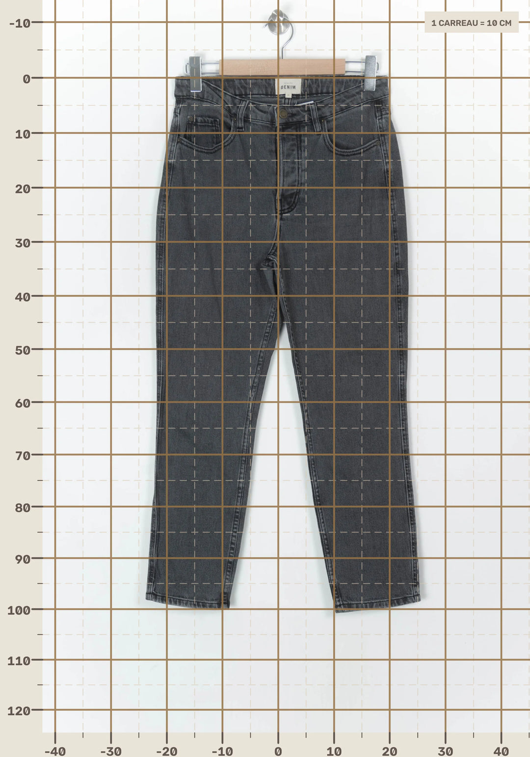 Jean Gris
 - Taille L/40 de la marque Sézane | PARAD123672 - Vendu par Paradigme - Image 4