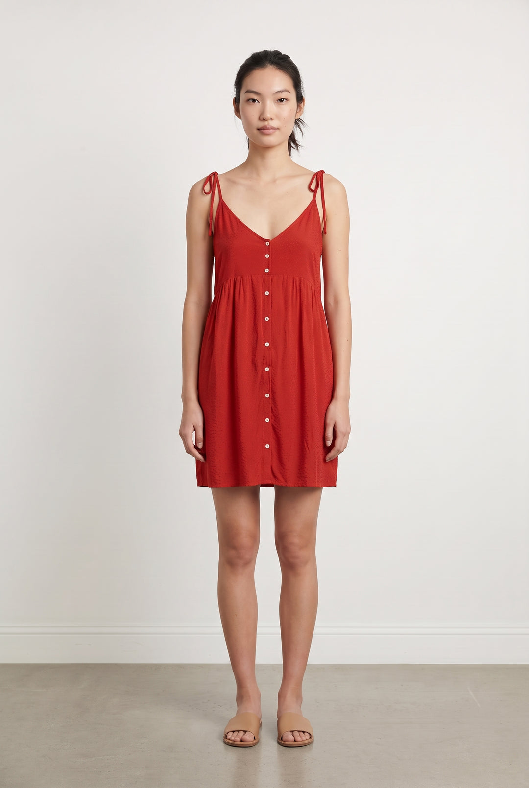 Robe courte rouge - Taille S/36 de la marque Orta | PARAD123675 - Vendu par Paradigme - Image 1