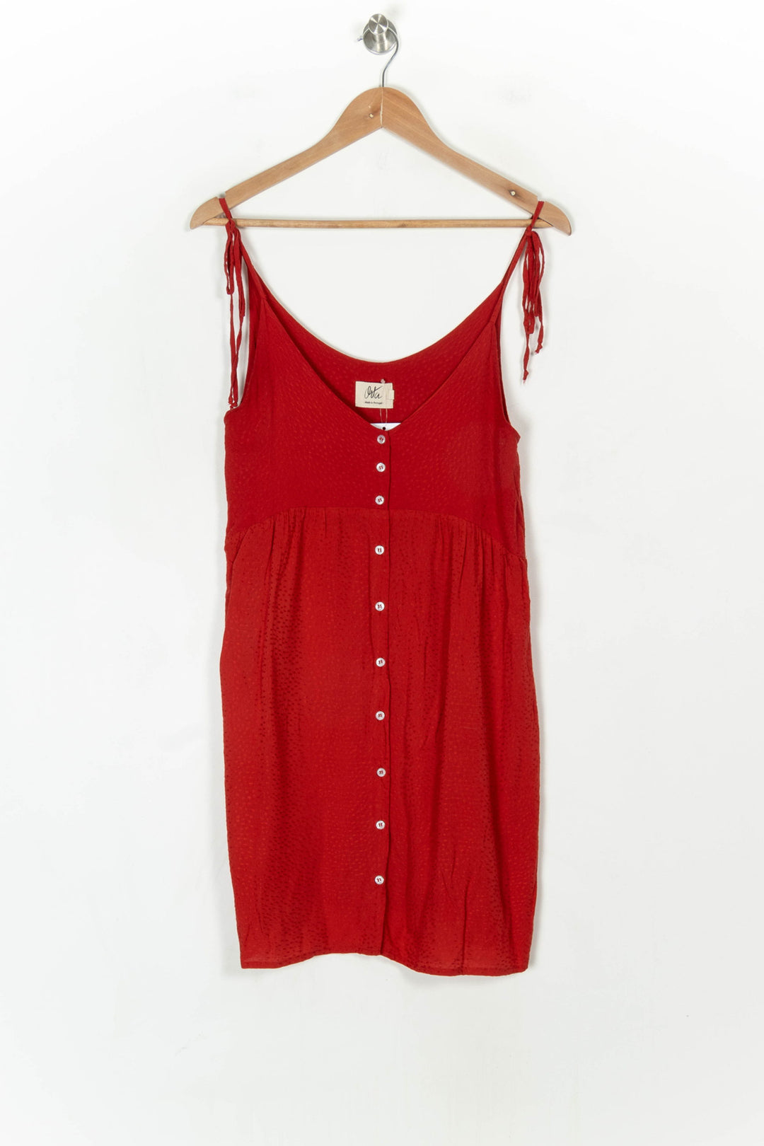 Robe courte rouge - Taille S/36 de la marque Orta | PARAD123675 - Vendu par Paradigme - Image 2