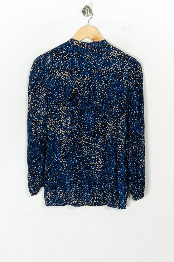 Blouse Bleue et Beige - Taille M/38 de la marque Gerard Darel | PARAD123677 - Vendu par Paradigme - Image 5