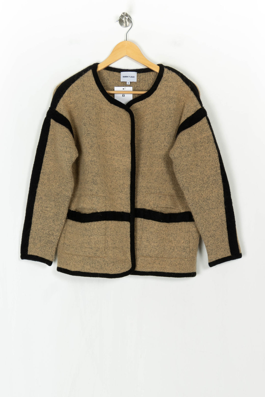 Veste Beige et Noire - Taille M/38 de la marque Bimba y Lola | PARAD123683 - Vendu par Paradigme - Image 2