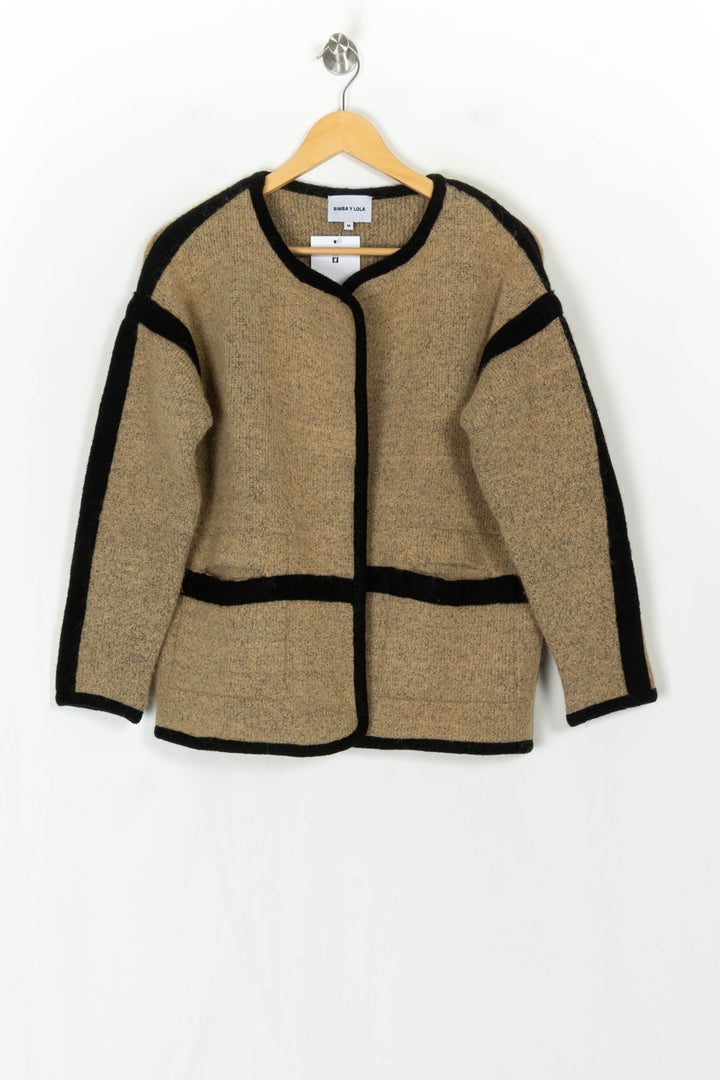 Veste Beige et Noire - Taille M/38 de la marque Bimba y Lola | PARAD123683 - Vendu par Paradigme - Image 2