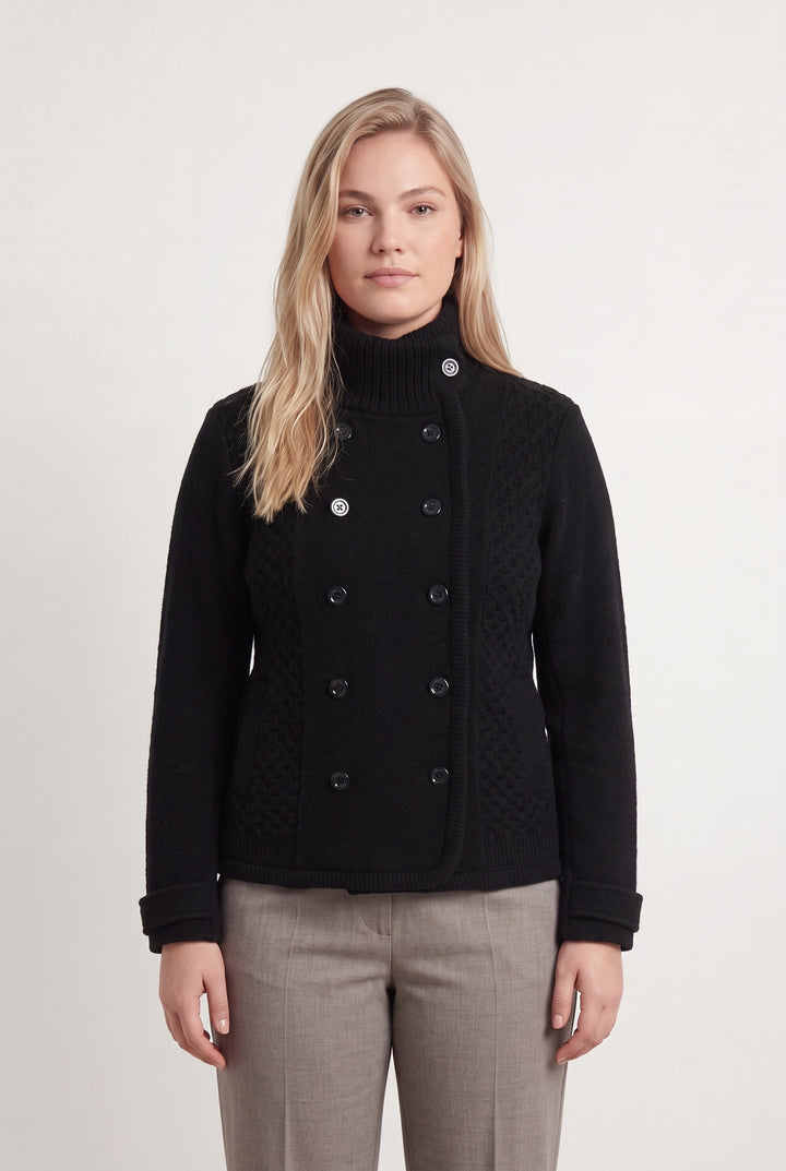 Veste En Maille Noire - Taille XL/42 de la marque Essentiel Antwerp | PARAD123684 - Vendu par Paradigme - Image 1