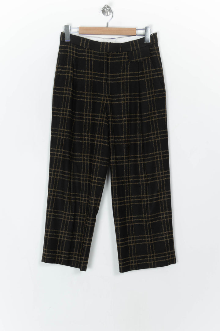 Pantalon à Carreaux Noir et Marron - Taille L/40 de la marque Bimba y Lola | PARAD123685 - Vendu par Paradigme - Image 2