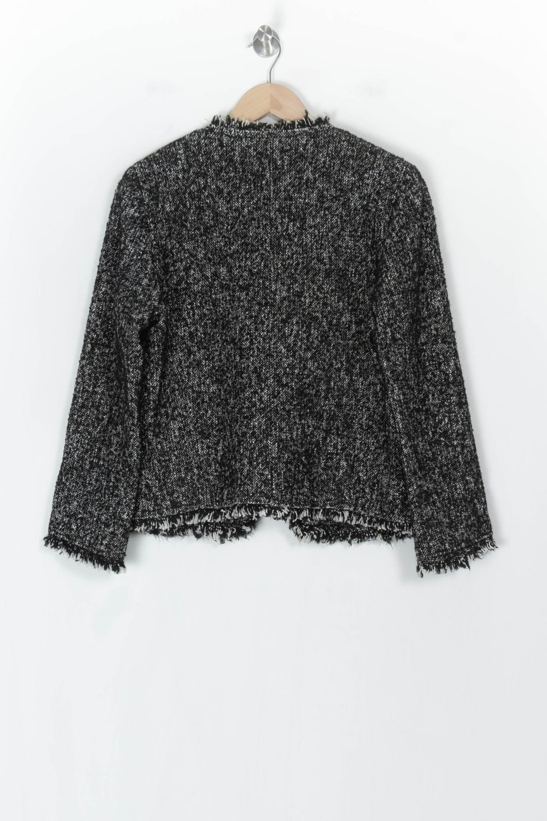 Veste En Tweed Noire et Blanche - Taille XL/42 de la marque Gerard Darel | PARAD123686 - Vendu par Paradigme - Image 5
