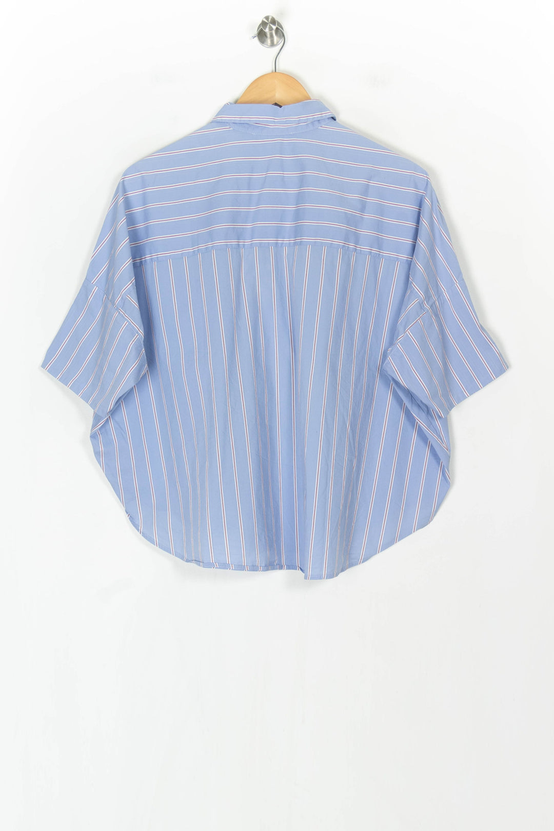 Chemise À Manches Courtes Bleue - Taille M/38 de la marque Gerard Darel | PARAD123688 - Vendu par Paradigme - Image 5