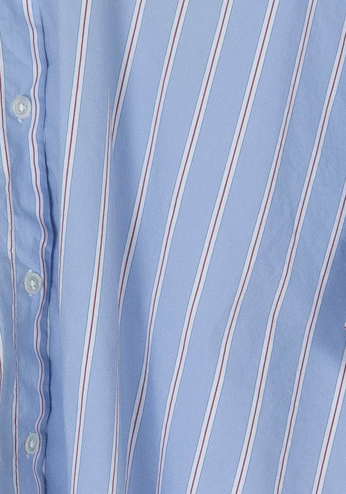 Chemise À Manches Courtes Bleue - Taille M/38 de la marque Gerard Darel | PARAD123688 - Vendu par Paradigme - Image 3