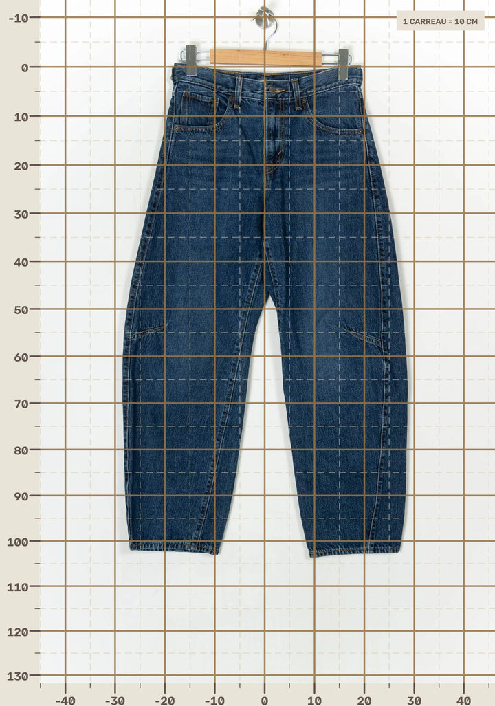 Jean Ample Bleu - Taille M/38 de la marque Levi&