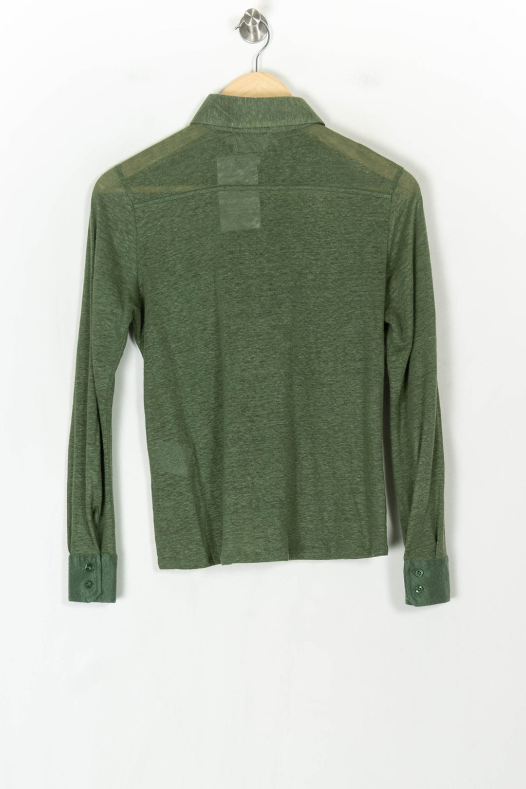 Chemise Verte - Taille S/36 de la marque Notshy Cashmere | PARAD123697 - Vendu par Paradigme - Image 5