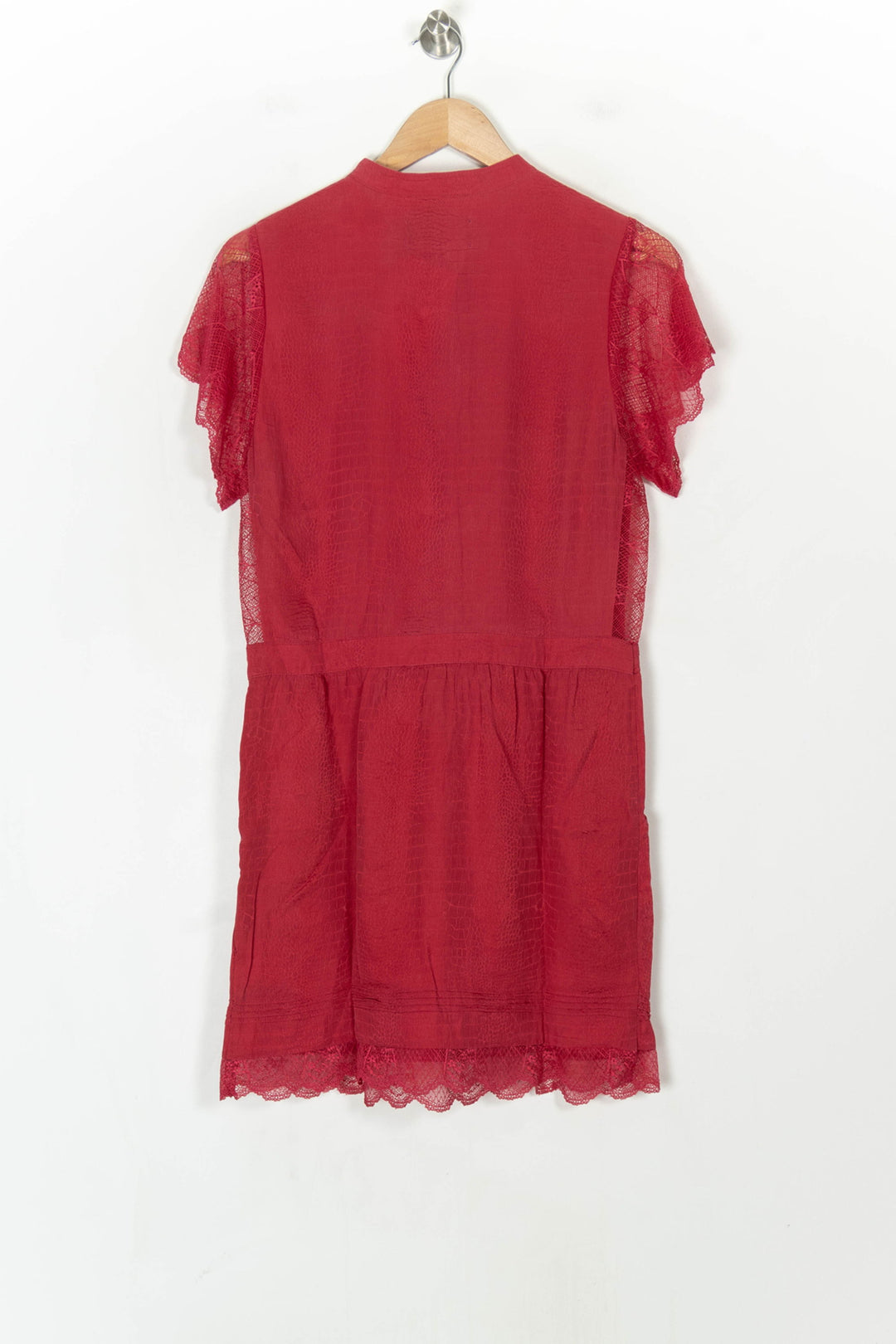 Robe Courte Rouge - Taille M/38 de la marque Zadig&amp;Voltaire | PARAD123698 - Vendu par Paradigme - Image 5