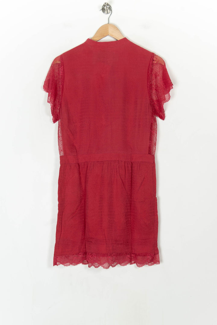 Robe Courte Rouge - Taille M/38 de la marque Zadig&amp;Voltaire | PARAD123698 - Vendu par Paradigme - Image 5