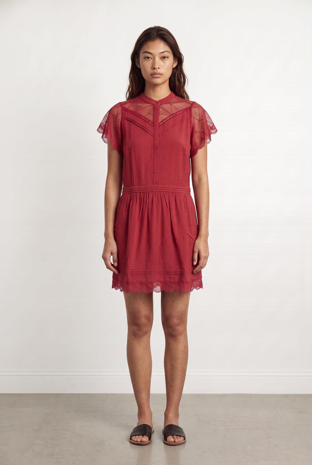 Robe Courte Rouge - Taille M/38 de la marque Zadig&amp;Voltaire | PARAD123698 - Vendu par Paradigme - Image 1