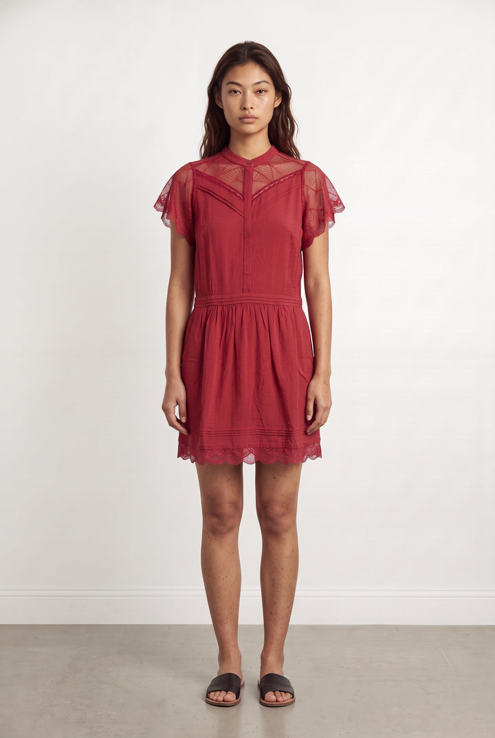 Robe Courte Rouge - Taille M/38 de la marque Zadig&amp;Voltaire | PARAD123698 - Vendu par Paradigme - Image 1
