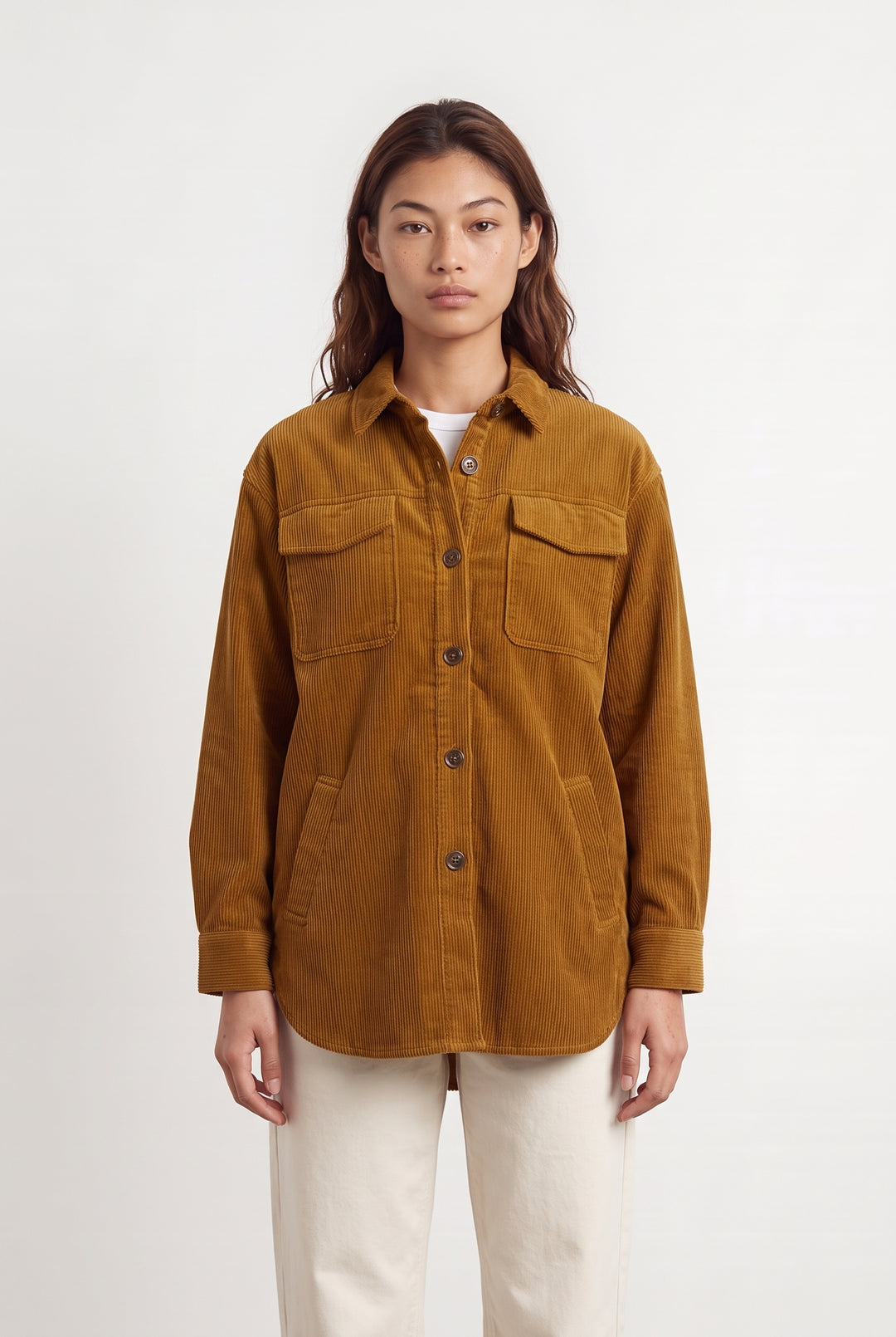 Surchemise Marron - Taille M/38 de la marque Maison 123 | PARAD123699 - Vendu par Paradigme - Image 1
