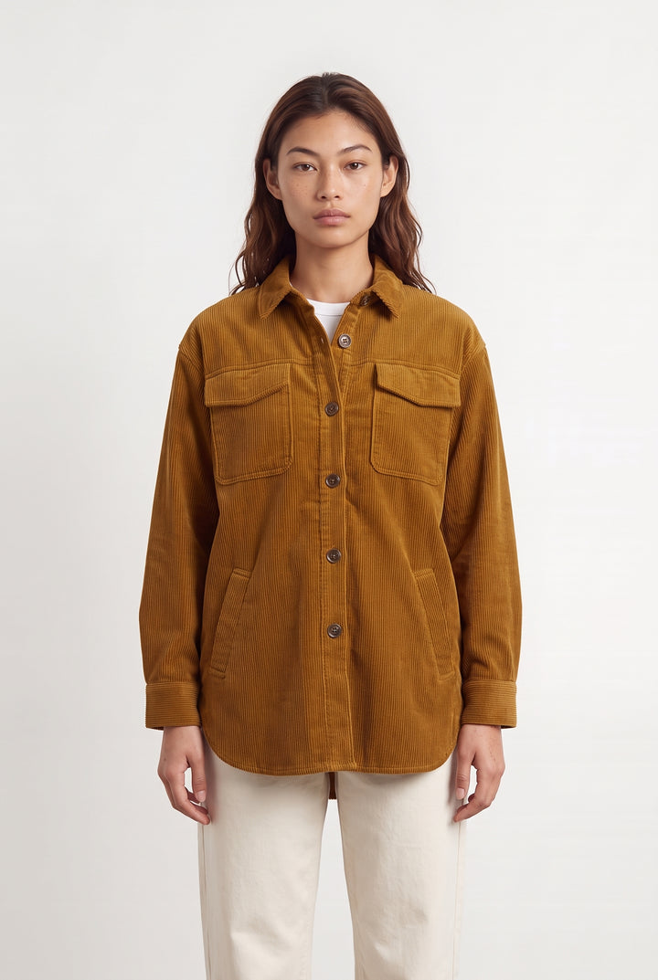 Surchemise Marron - Taille M/38 de la marque Maison 123 | PARAD123699 - Vendu par Paradigme - Image 1