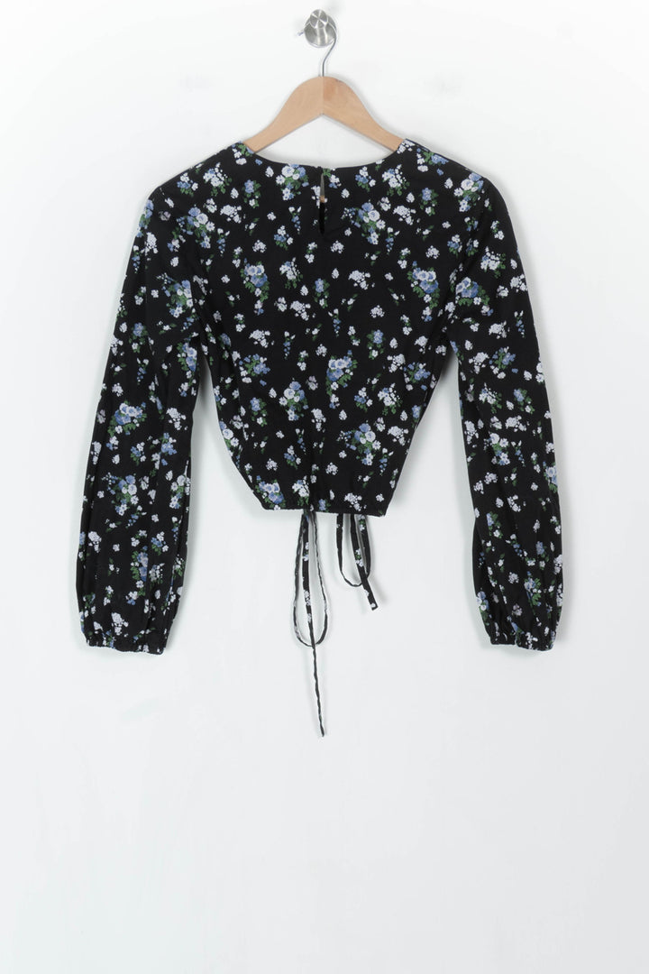 Blouse Cache-Cœur Noire - Taille L/40 de la marque Maje | PARAD123700 - Vendu par Paradigme - Image 5