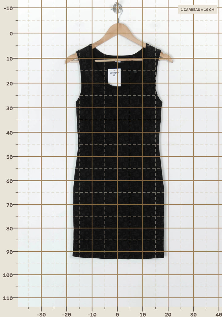 Robe courte sans manches noire - Taille L/40 de la marque The Kooples | PARAD123701 - Vendu par Paradigme - Image 4