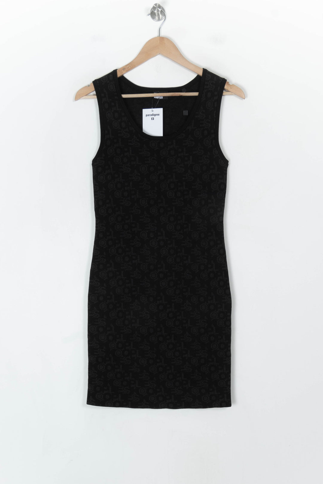Robe courte sans manches noire - Taille L/40 de la marque The Kooples | PARAD123701 - Vendu par Paradigme - Image 2