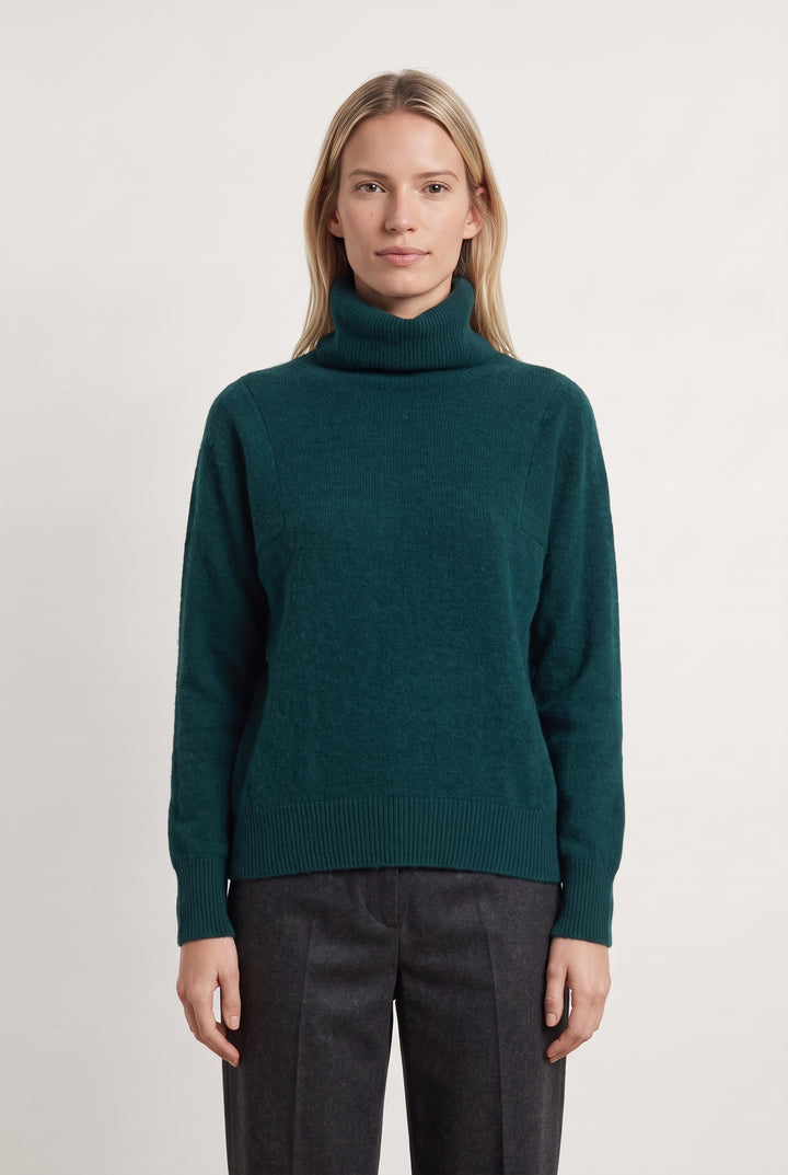 Pull À Col Roulé Vert - Taille S/36 de la marque Maison 123 | PARAD123702 - Vendu par Paradigme - Image 1