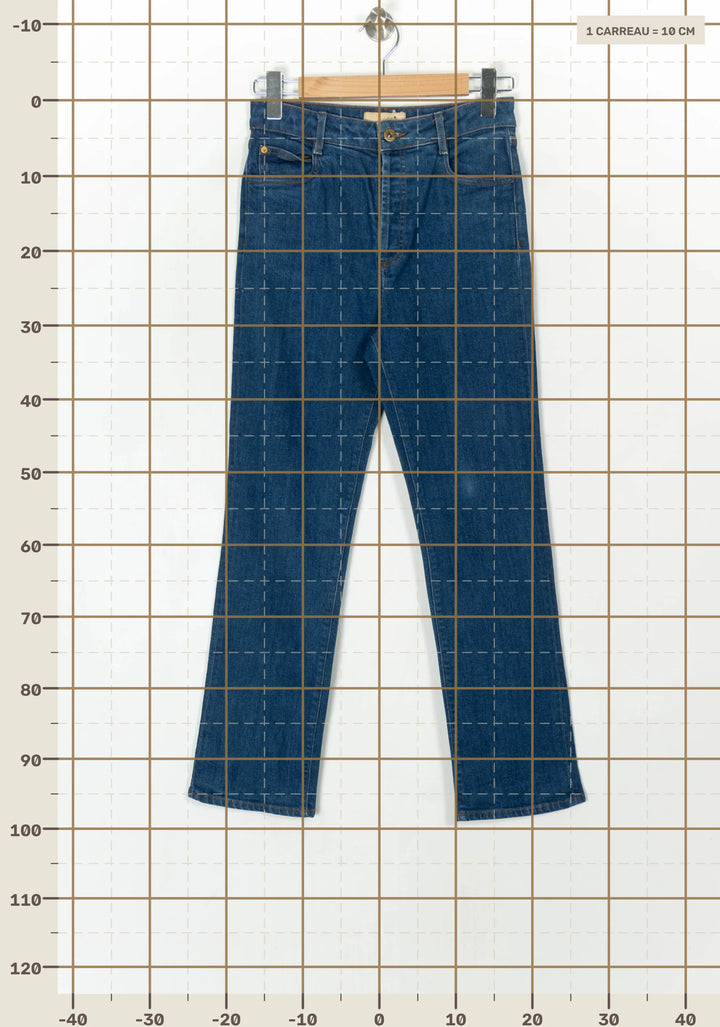 Jean Bleu foncé - Taille S/36 de la marque Sessùn | PARAD123703 - Vendu par Paradigme - Image 4